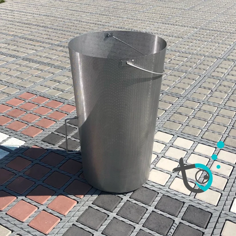 Nerezový kalový koš k čističkám Asio MONOcomp