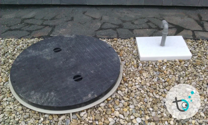 Skříňka na dmychadlo nainstalovaná vedle VARIOcomp