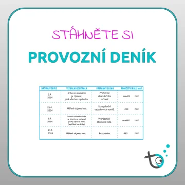 Provozní deník ČOV - vzor