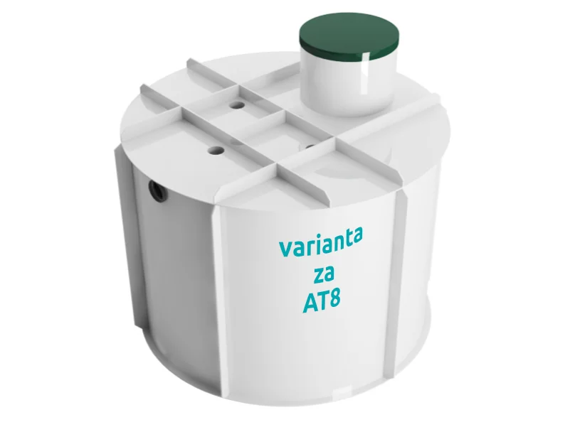 Jímka o objemu 5 m3 - varianta za AT8