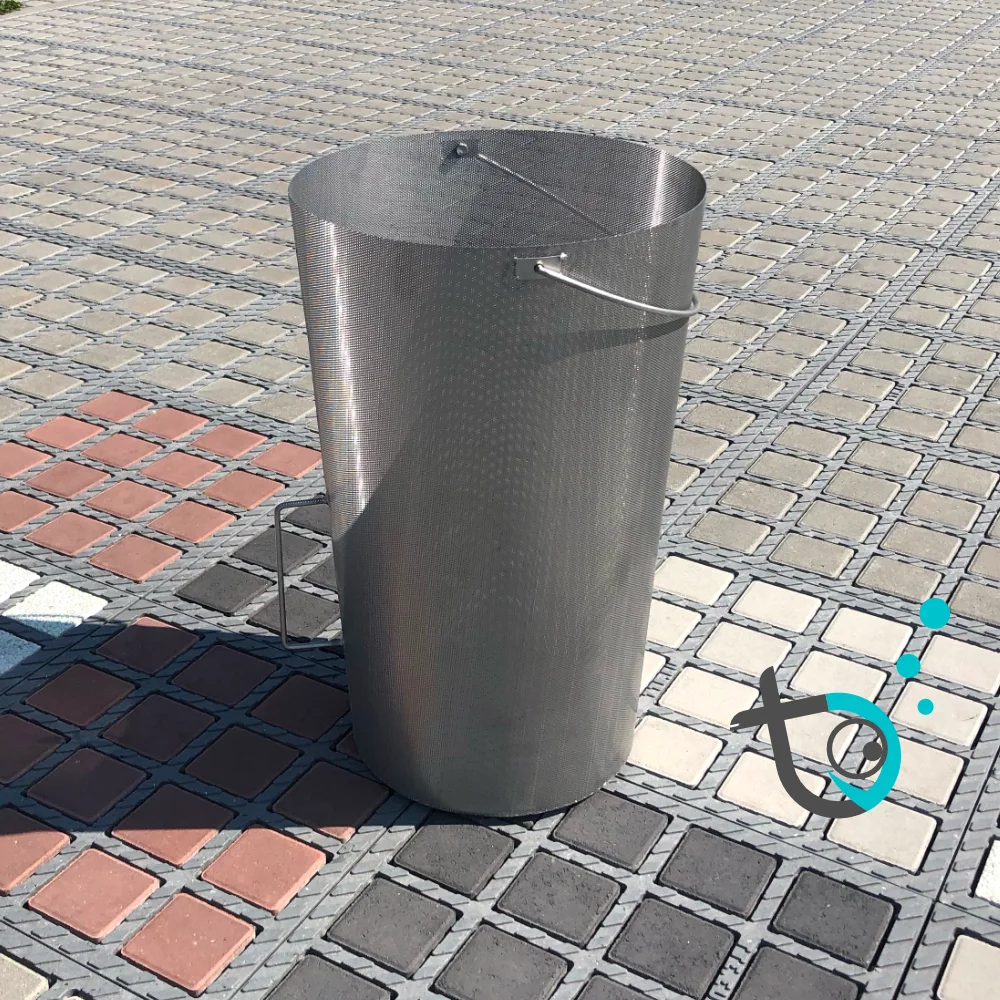 Nerezový kalový koš k ČOV AS-MONOcomp